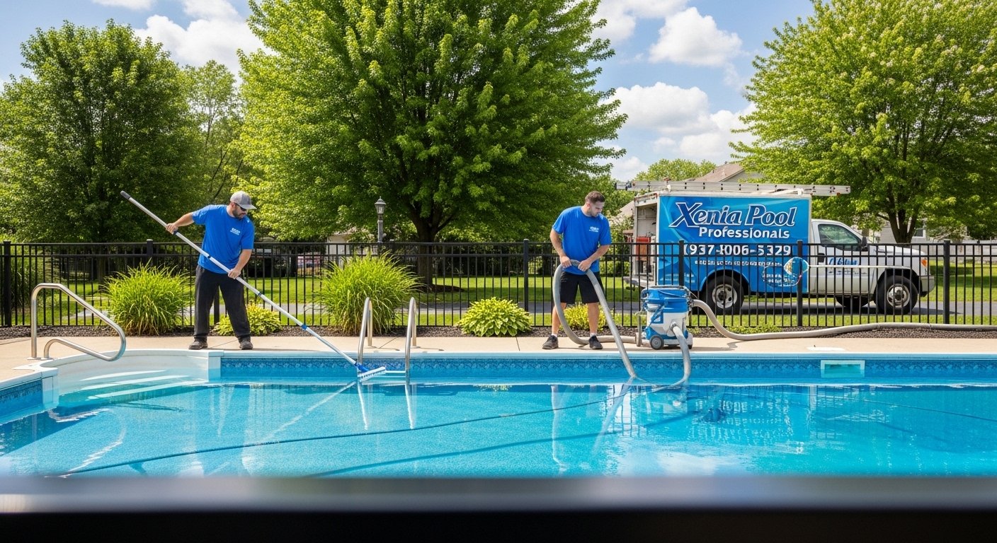 Pool crew and equipment photo 2